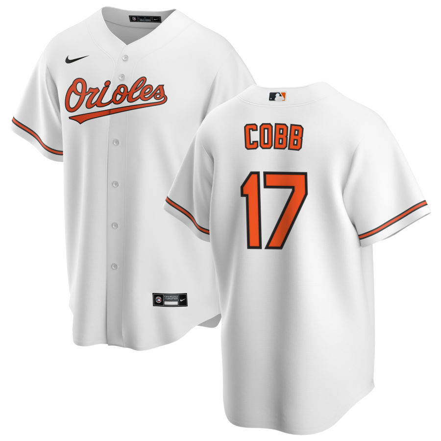 Nike Men #17 Alex Cobb Baltimore Orioles Baseball Jerseys Sale-White